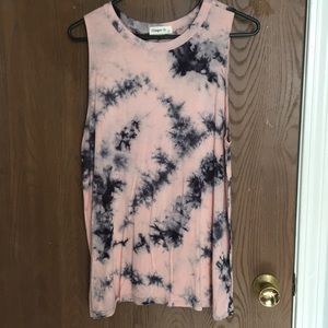 Tie dye tank top - never worn! 🖤💗
